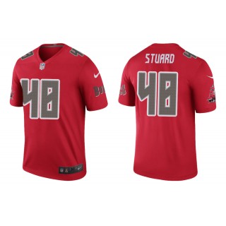 Men's Tampa Bay Buccaneers Grant Stuard Red Color Rush Legend Jersey