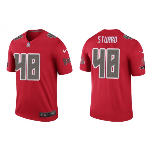 Men's Tampa Bay Buccaneers Grant Stuard Red Color Rush Legend Jersey