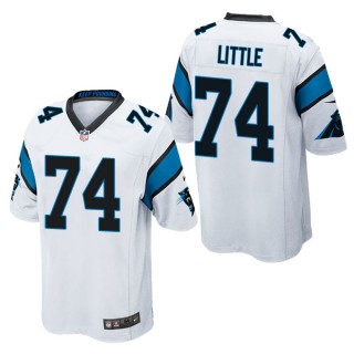 Men's Carolina Panthers Greg Little White Game Jersey