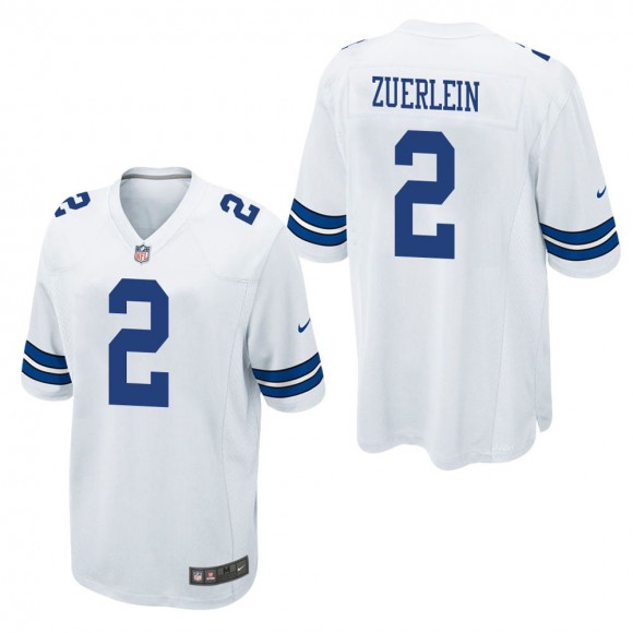 Men's Dallas Cowboys Greg Zuerlein White Game Jersey