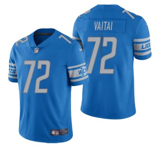 Men's Detroit Lions Halapoulivaati Vaitai Light Blue Vapor Untouchable Limited Jersey