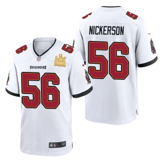 Men's Tampa Bay Buccaneers Hardy Nickerson White Super Bowl LV Champions Jersey