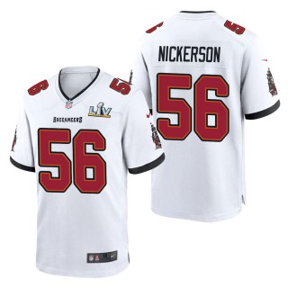 Men's Tampa Bay Buccaneers Hardy Nickerson White Super Bowl LV Jersey