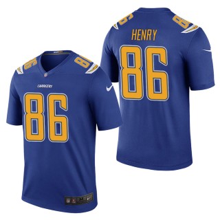 Men's Los Angeles Chargers Hunter Henry Royal Color Rush Legend Jersey