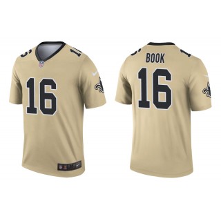 Men's New Orleans Saints Ian Book Gold Inverted Legend Jersey