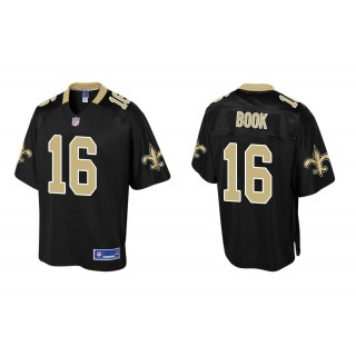 Men's New Orleans Saints Ian Book Black Pro Line Jersey