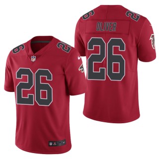 Men's Atlanta Falcons Isaiah Oliver Red Color Rush Limited Jersey