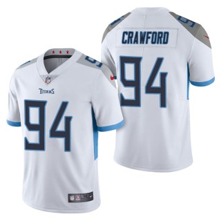 Men's Tennessee Titans Jack Crawford White Vapor Untouchable Limited Jersey
