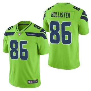 Men's Seattle Seahawks Jacob Hollister Green Color Rush Limited Jersey