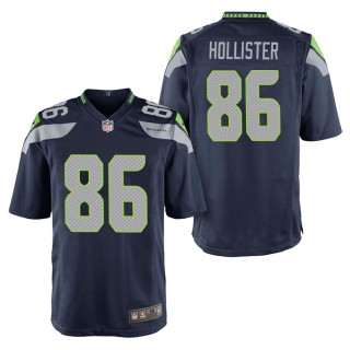 Men's Seattle Seahawks Jacob Hollister College Navy Game Jersey