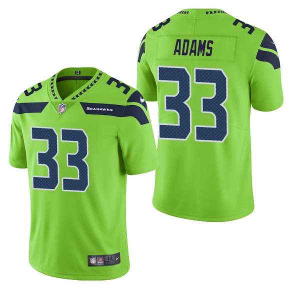 Men's Seattle Seahawks Jamal Adams Green Color Rush Limited Jersey