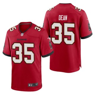 Men's Tampa Bay Buccaneers Jamel Dean Red Game Jersey