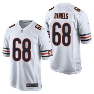 Men's Chicago Bears James Daniels White Game Jersey