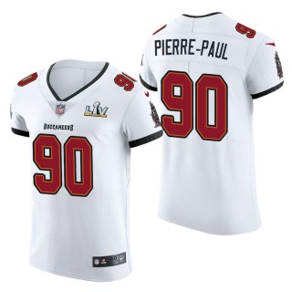 Men's Tampa Bay Buccaneers Jason Pierre-Paul White Super Bowl LV Jersey