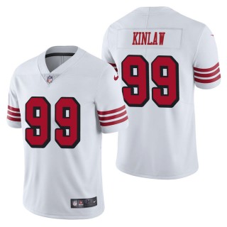 Men's San Francisco 49ers Javon Kinlaw White Color Rush Limited Jersey