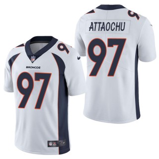 Men's Denver Broncos Jeremiah Attaochu White Vapor Untouchable Limited Jersey