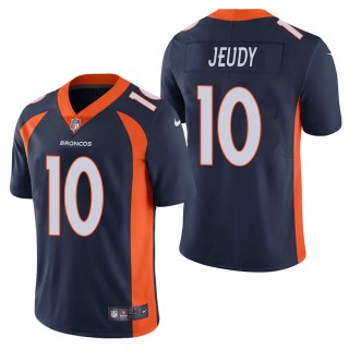 Men's Denver Broncos Jerry Jeudy Navy Vapor Untouchable Limited Jersey