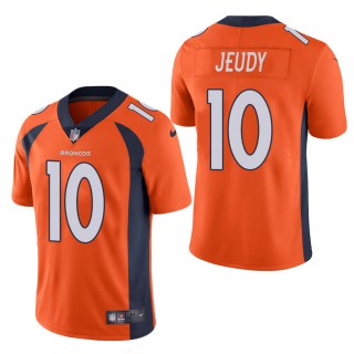 Men's Denver Broncos Jerry Jeudy Orange Vapor Untouchable Limited Jersey