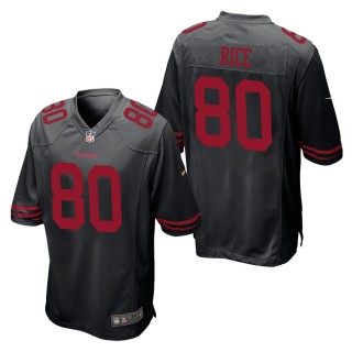 Men's San Francisco 49ers Jerry Rice Black Game Jersey