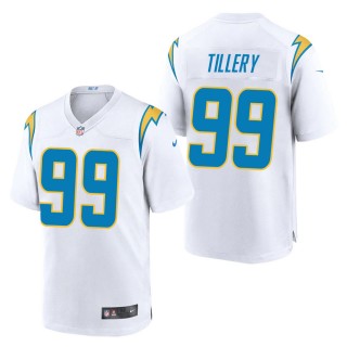 Men's Los Angeles Chargers Jerry Tillery White Game Jersey