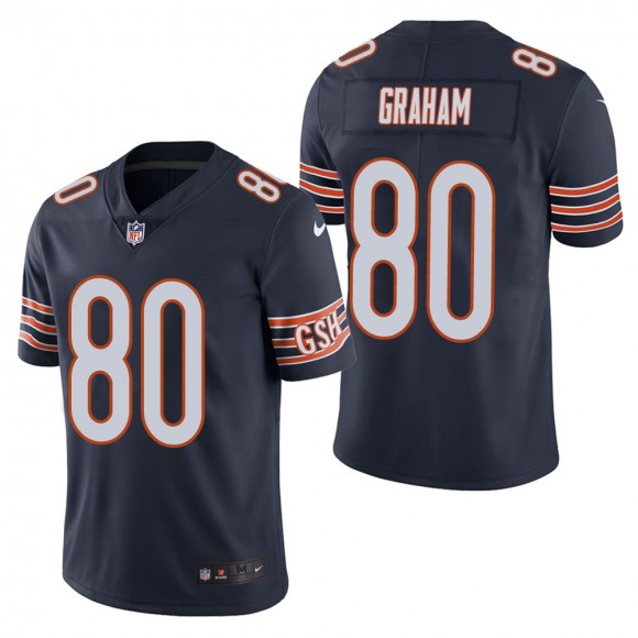 Men's Chicago Bears Jimmy Graham Navy Vapor Untouchable Limited Jersey