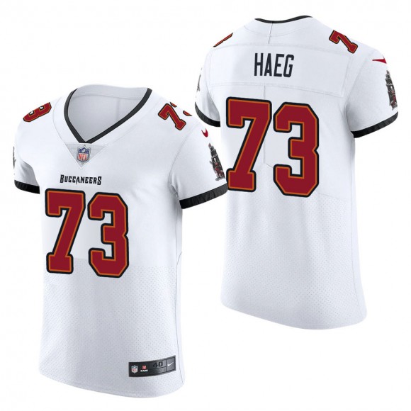 Men's Tampa Bay Buccaneers Joe Haeg White Vapor Elite Jersey