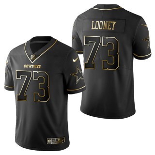 Men's Dallas Cowboys Joe Looney Black Golden Edition Jersey