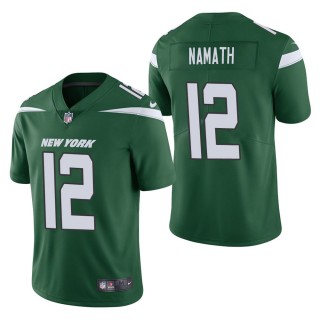 Men's New York Jets Joe Namath Green Vapor Untouchable Limited Jersey