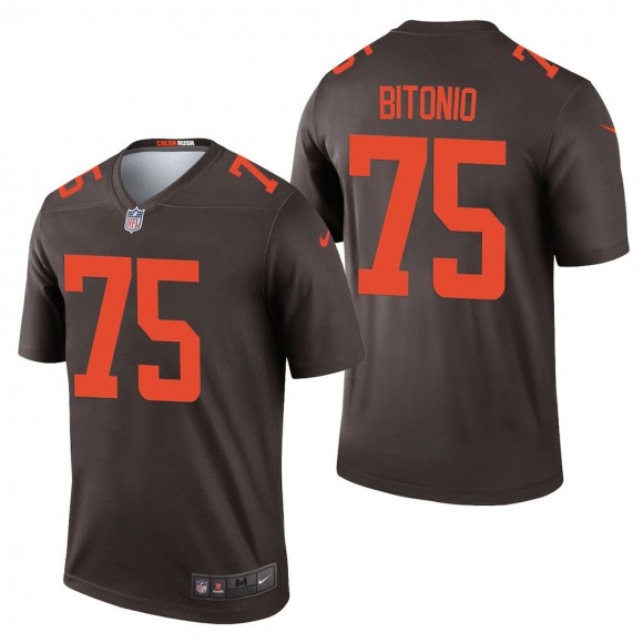 Men's Cleveland Browns Joel Bitonio Brown Alternate Legend Jersey