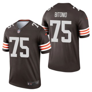 Men's Cleveland Browns Joel Bitonio Brown Legend Jersey