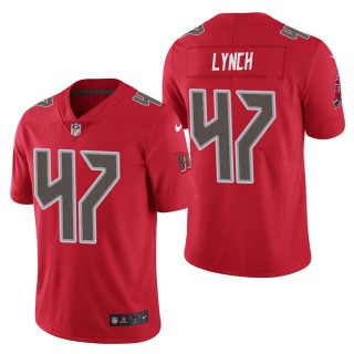 Men's Tampa Bay Buccaneers John Lynch Red Color Rush Limited Jersey