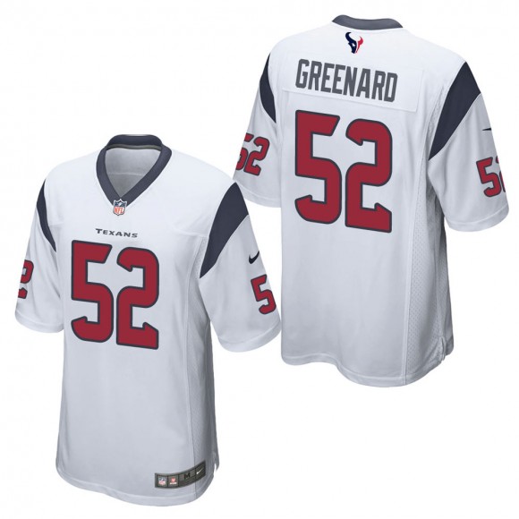 Men's Houston Texans Jonathan Greenard White Game Jersey