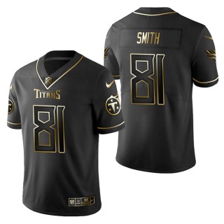 Men's Tennessee Titans Jonnu Smith Black Golden Edition Jersey