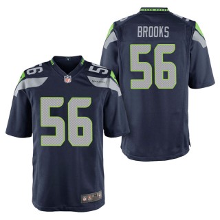 Men's Seattle Seahawks Jordyn Brooks College Navy Game Jersey