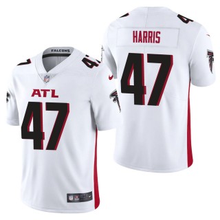 Men's Atlanta Falcons Josh Harris White Vapor Limited Jersey