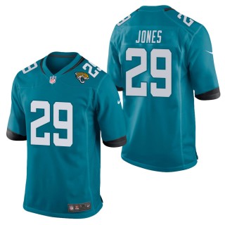 Men's Jacksonville Jaguars Josh Jones Teal Game Jersey