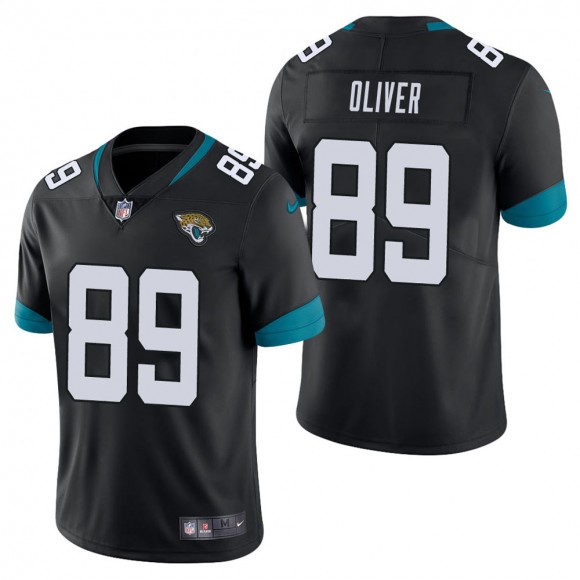 Men's Jacksonville Jaguars Josh Oliver Black Vapor Untouchable Limited Jersey