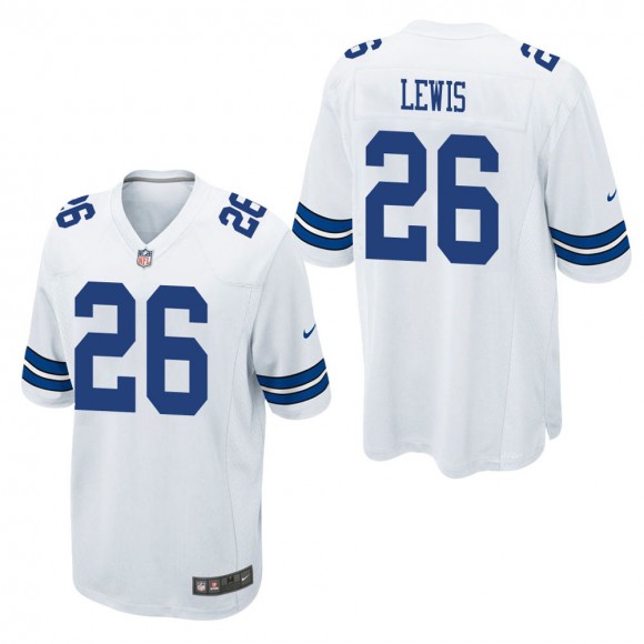 Men's Dallas Cowboys Jourdan Lewis White Game Jersey