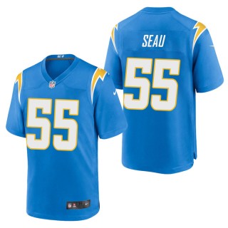 Men's Los Angeles Chargers Junior Seau Powder Blue Game Jersey