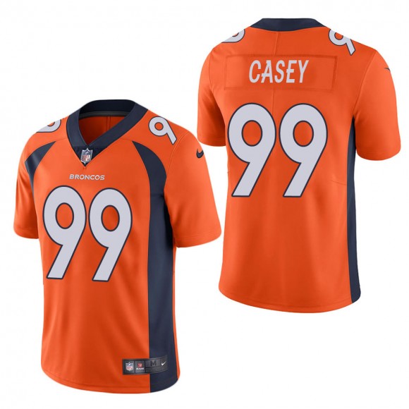 Men's Denver Broncos Jurrell Casey Orange Vapor Untouchable Limited Jersey