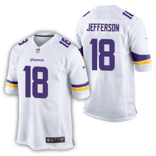 Men's Minnesota Vikings Justin Jefferson White Game Jersey