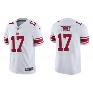 Men's New York Giants Kadarius Toney White Vapor Limited Jersey