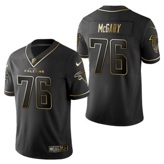 Men's Atlanta Falcons Kaleb McGary Black Golden Edition Jersey