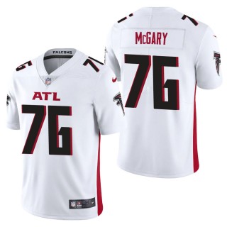 Men's Atlanta Falcons Kaleb McGary White Vapor Limited Jersey