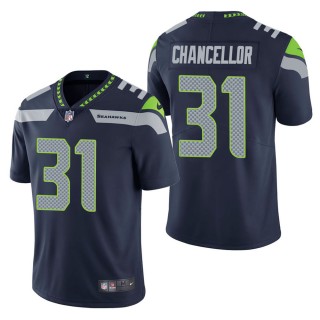 Men's Seattle Seahawks Kam Chancellor Navy Vapor Untouchable Limited Jersey