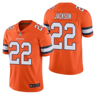 Men's Denver Broncos Kareem Jackson Orange Color Rush Limited Jersey
