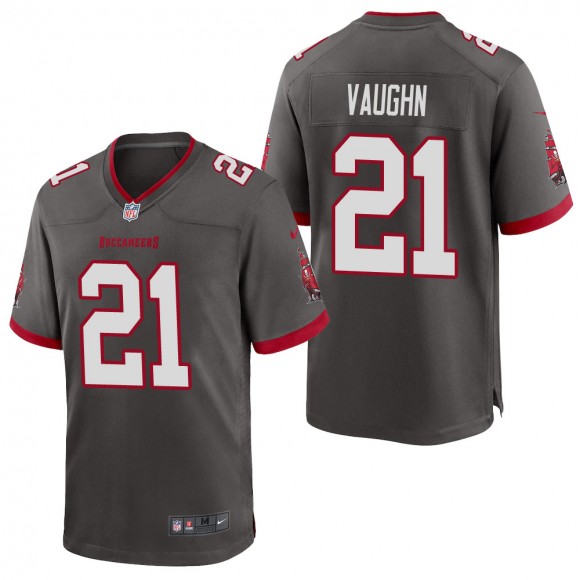 Men's Tampa Bay Buccaneers Ke'Shawn Vaughn Pewter Alternate Game Jersey