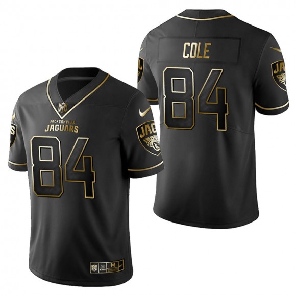 Men's Jacksonville Jaguars Keelan Cole Black Golden Edition Jersey