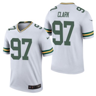 Men's Green Bay Packers Kenny Clark White Color Rush Legend Jersey
