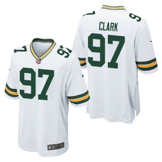 Men's Green Bay Packers Kenny Clark White Game Jersey